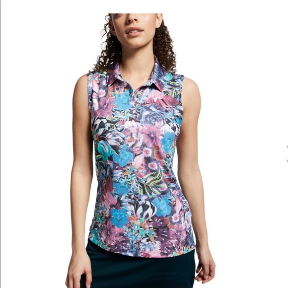 nike polo floral nike polo floral